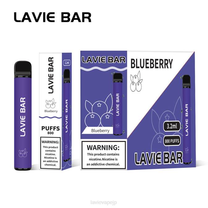 ブルーベリーアイス LAVIE BAR 800パフ 260P310 | Lavie Vape Tokyo